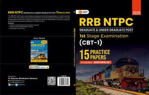 RRB NTPC CBT- 1  15 Practice Papers Latest Edition (Graduate & Under Graduate) | GK Publication