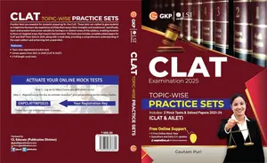 CLAT Examination 2025 Topic-Wise Practice Sets (CLAT & AIELT) | GK Publication