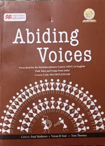 Abiding Voices MDC In English (Folk Tales And Songs From India) | Semester 3 | MG University