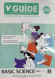 V Guide Class 8 Basic Science  Part 1 New Syllabus | V Publishers