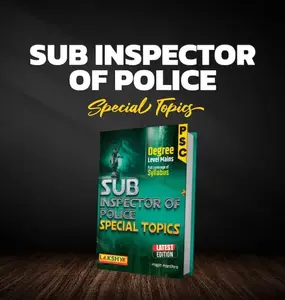 Sub Inspector Of Police Special Topics 2025 | Lakshya Publication