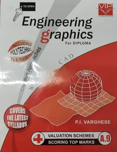 Engineering Graphics For Diploma : P.I. Vargheese | VIP Publishers