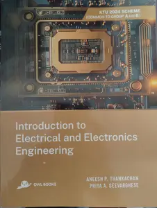 Introduction To Electrical & Electronics Engineering | KTU 2024 Scheme A&B | Owl Books