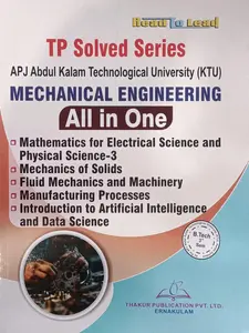 TP Solved Mechanical Engineering All In One B.Tech Semester 3 | Thakur Publication