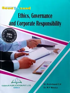 Ethics,Governance & Corporate Responsibility MBA Semester 1 | Thakur Publication