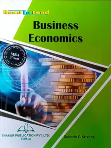 Business Economics MBA Semester 1 Thakur Publication