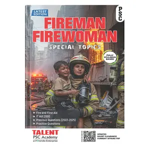 Fireman/ Firewoman Special Topics Book 2025 (Latest Syllabus) by Talent Academy