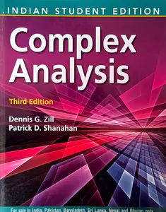 Complex Analysis Indian Student Edition : Dennis G Zill | Patrick D Shanahan