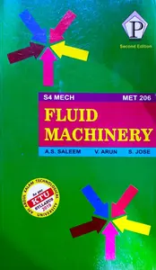 Fluid Machinery : S4 Mechanical As Per KTU 2019 Syllabus | Pentagon Publication