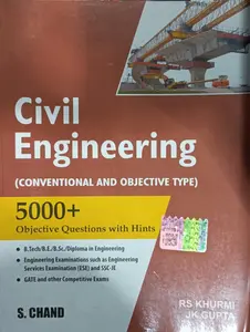 Civil Engineering | 5000+ Objective Questions With Hints | S.Chand