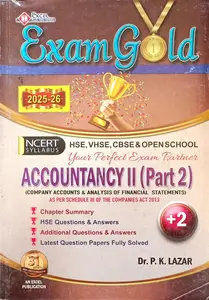 Exam Gold Plus Two Accountancy II ( Part 1&2) | HSE,VHSE,CBSE & Open School