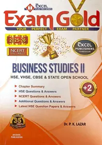 Exam Gold Plus Two Business Studies II | HSE VHSE CBSE & Open School