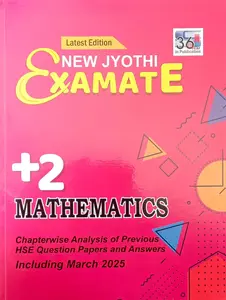 Examate Plus Two Mathematics  Kerala Syllabus Latest Edition | New Jyothi