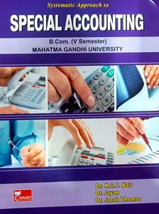Special Accounting B.Com Semester 5 Text Book For MG University