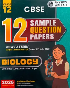 CBSE Class 12 Sample Question Papers Biology | Physics Wallah Publication