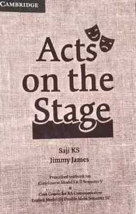 Acts On The Stage BA English Literature Semester 5 | MG University