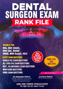Dental Surgeon Exam Rank File Latest | One One Three Publication