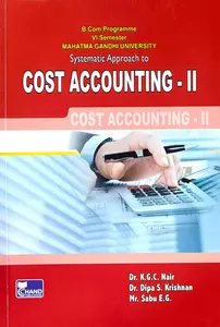 Cost Accounting II | KGC Nair | B Com Semester 6, MG University