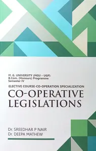 Co-Operative Legislations B.Com Semester 4 (Honours) | MG University