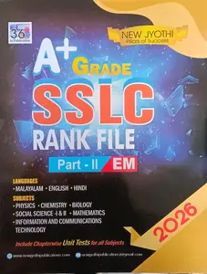 New Jyothi A+ Grade SSLC Rank File 2026 Part  2 English Medium | New Jyothi 