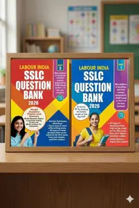 Labour India SSLC Question Bank Part 1 & 2  English Medium 2026 