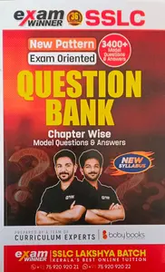 Exam Winner Class 10 SSLC Question Bank Chapterwise Model Questions And Answers New Syllabus | 2026