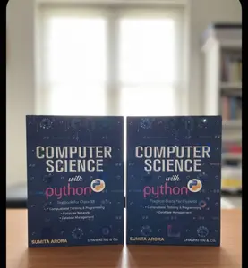 Sumit Arora Computer Science with Python Textbook and Practical Guide for Class XII, Set of 2 Books 2026-2027 EXAMINATION