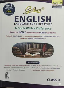 Golden Class 10 English Guide For CBSE Students | Latest Edition 2026 - 2027