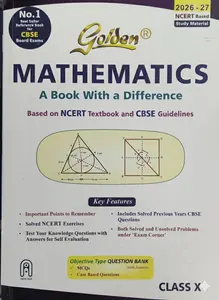 Golden Class 10 Mathematics Guide For CBSE Students | Latest Edition 2026-2027