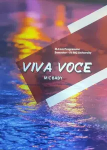  Viva Voce M.com Semester 4 - MG University