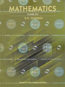 Class 7 R D Sharma Mathematics 2026-2027 | Dhanpat Rai Publication