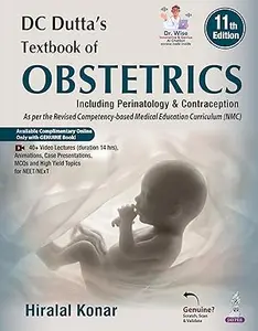 Dc Dutta Text Book Of Obstetrics | Jaypee | 11th Edition
