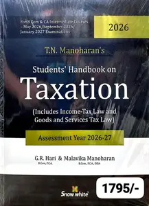 Students' Handbook On Taxation Assesment Year 2026-2027