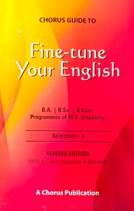 Fine Tune Your English B.Com Semester 1 Guide | Chorus Publication