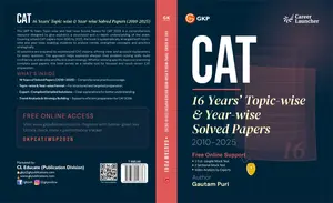 CAT 16 Years Topic Wise And Year Wise Solved Papers 2010 - 2025 | GK Publication