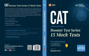 CAT Booster Test Series 15 Mock Tests | Includes Solved Papers 2025 (3 Slots) | GK Publication