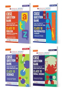 Combo Set Class 10 CBSE Question Bank (ENG/MATHS/SCIENCE SOCIAL) 2026-2027 | Oswaal 