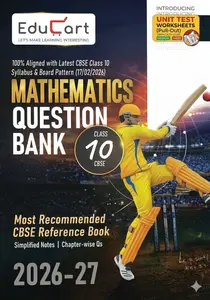 CBSE Class 10 Question Bank Mathematics 2026-27 | Simplified Notes | Chapterwise Questions