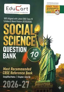 CBSE Class 10 Question Bank Social Science 2026-27 | Simplified Notes | Chapterwise Questions