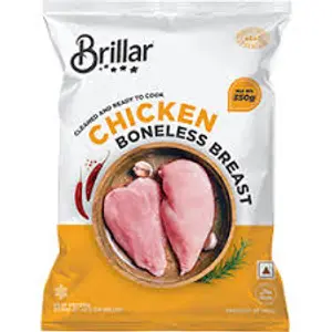 Brillar chicken bonless breast 350gm