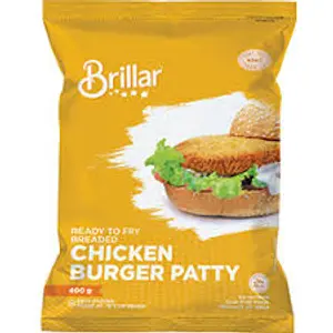 Brillar chicken burger patty 400gm