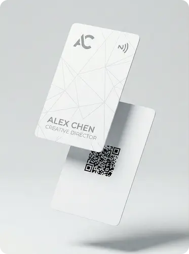 Minimal White Card