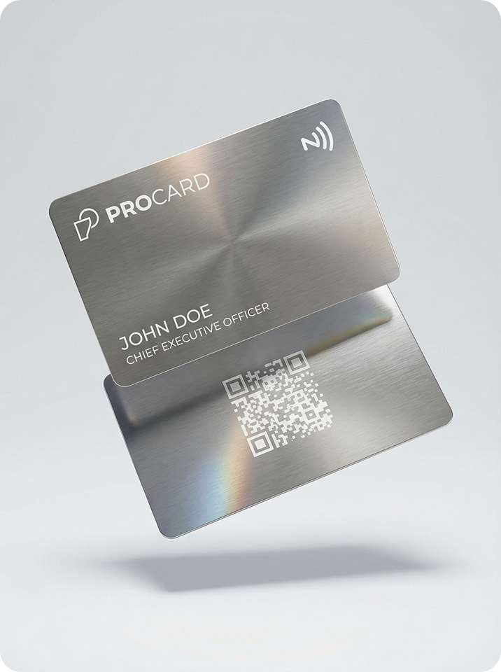 Protat Card Brushed Titanium Card - Procard